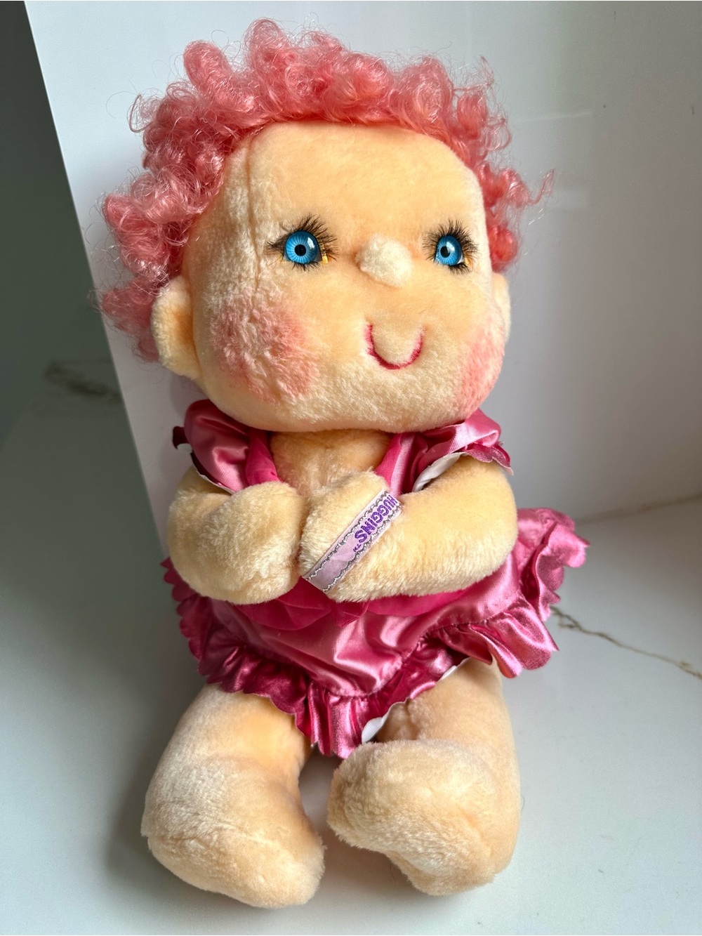 Vintage Hugga Bunch Plush Doll 17" Huggins Baby 1985 Kenner Hallmark